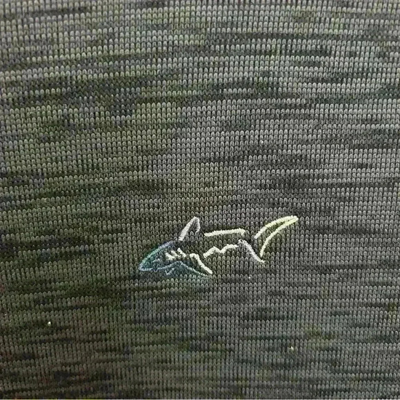 Greg Norman Sweater Men's Blue Black Long Sleeve Crew Neck Logo Size M - Picture 4 of 6